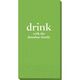 Big Word Drink Guest Towels Image 2 of 4